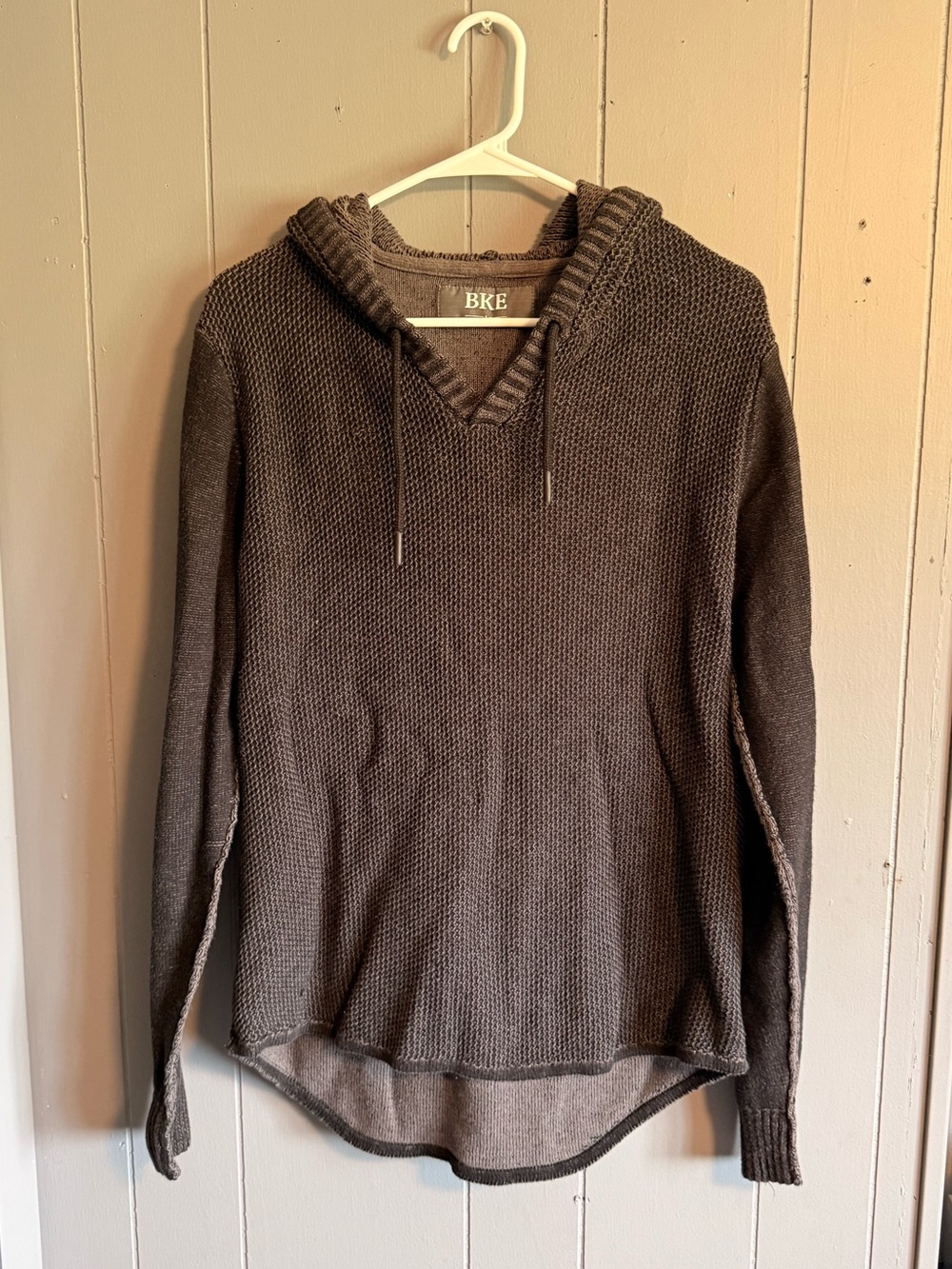 BKE Women's Knit Hooded Sweater in Black